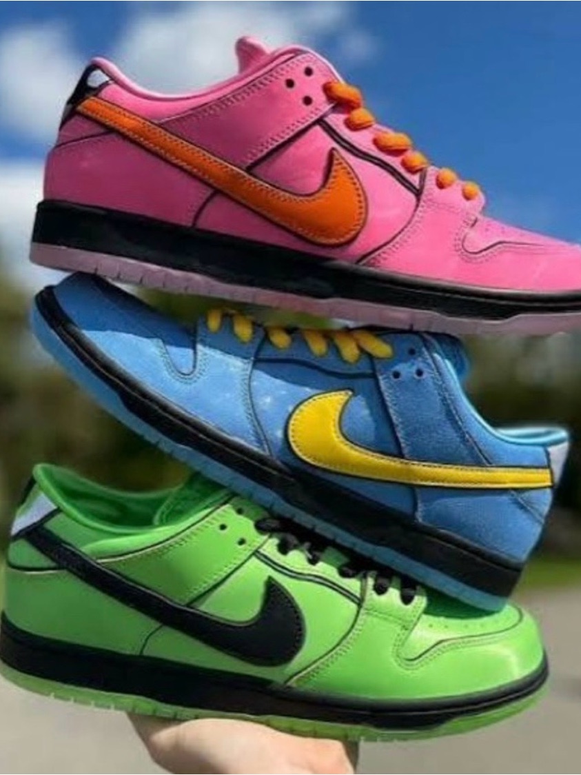 Nike Sb Dunk Powerpuff Girls Green Buttercup 2023.